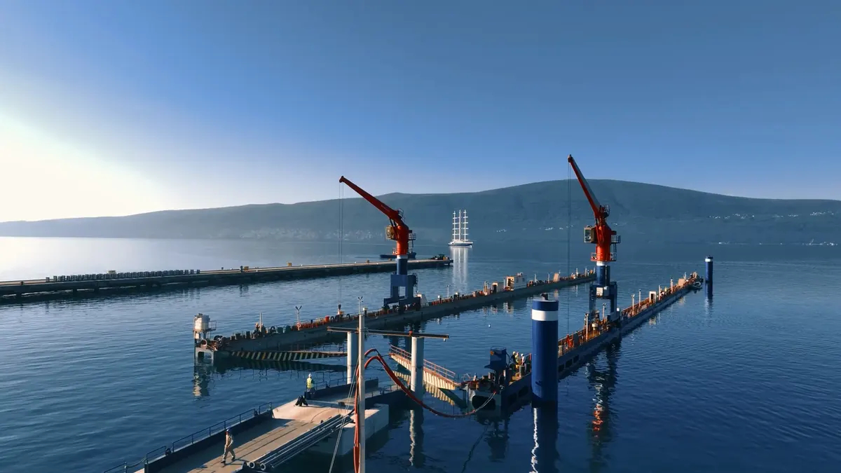 Floating dock Adriatic42